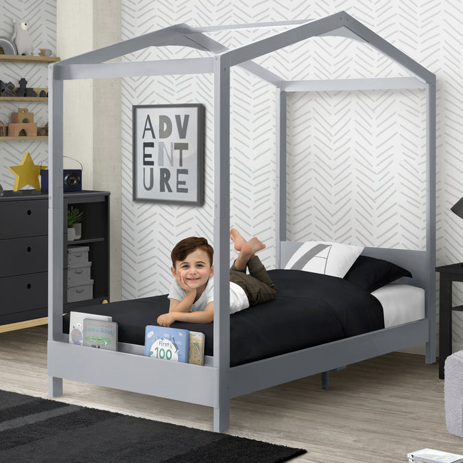 W129270 026 Poppy House Bed Grey lifestyle 103 7-Poppy House Twin Bed