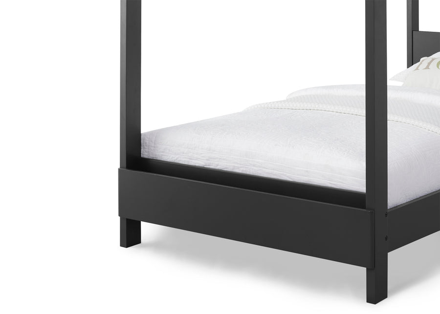 Midnight Grey (1360) 19-Poppy House Twin Bed