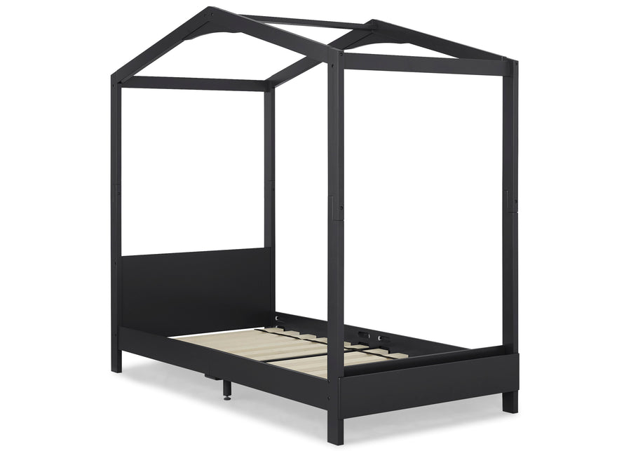 Midnight Grey (1360) 18-Poppy House Twin Bed