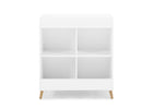 Bianca White with Natural (123) 9-Jordan Storage Changing Table