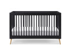 Midnight Grey with Natural (1372) 9-Jordan 4-in-1 Convertible Crib