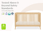 Natural (746) 57-Jordan 4-in-1 Convertible Crib