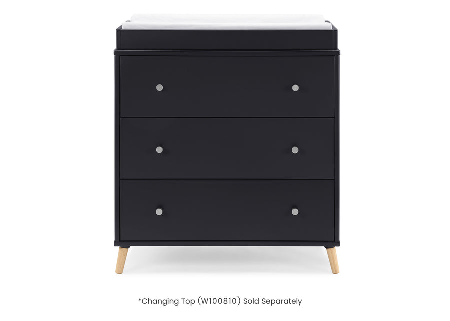 W130430 1372 Jordan 3drawer Dresser Midnight Grey wNatural Silo 32 14-Jordan 3 Drawer Dresser with Interlocking Drawers