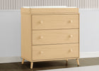 Natural (746) 27-Jordan 3 Drawer Dresser with Interlocking Drawers
