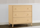 Natural (746) 26-Jordan 3 Drawer Dresser with Interlocking Drawers