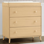 Jordan 3 Drawer Dresser with Interlocking Drawers - Natural (746) - Accessories