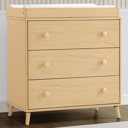 Jordan 3 Drawer Dresser with Interlocking Drawers