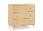 Natural (746) 32-Jordan 3 Drawer Dresser with Interlocking Drawers