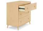 Natural (746) 29-Jordan 3 Drawer Dresser with Interlocking Drawers