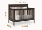 Walnut Espresso (1324) 23-Remy 6-in-1 Convertible Crib