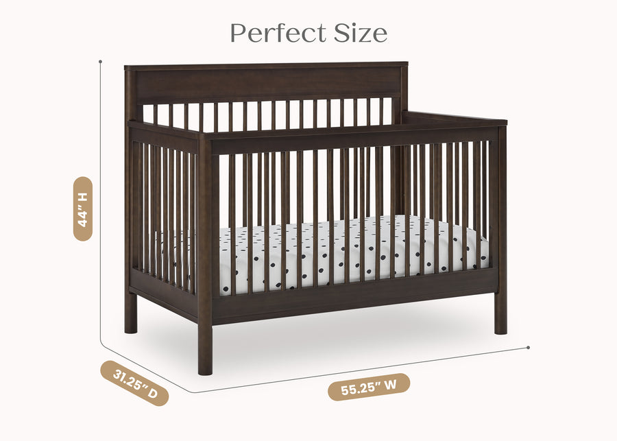 Walnut Espresso (1324) 23-Remy 6-in-1 Convertible Crib