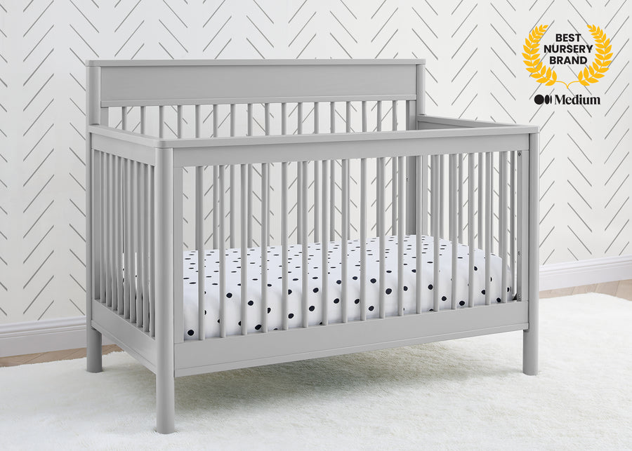 Grey (026) 2-Remy 6-in-1 Convertible Crib
