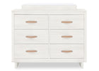Antique White (1545) 14-babyGap Skye 6 Drawer Dresser with Interlocking Drawers