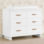 babyGap Skye 6 Drawer Dresser with Interlocking Drawers - Bianca White (130) - Accessories