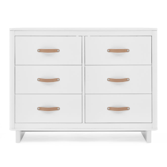DCB: Bianca White (130) 12-babyGap Skye 6 Drawer Dresser with Interlocking Drawers