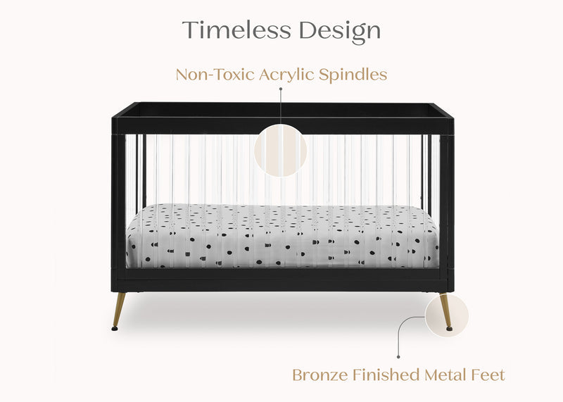 Sloane 4-in-1 Acrylic Convertible Crib 43-Sloane 4-in-1 Acrylic Convertible Crib