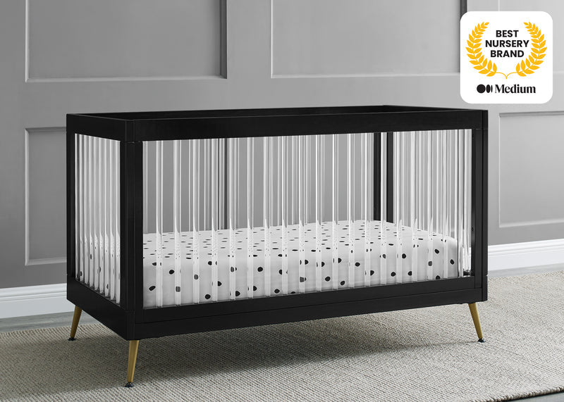 Sloane 4-in-1 Acrylic Convertible Crib