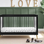 Sloane 4-in-1 Acrylic Convertible Crib - Black with Melted Bronze (1413) - Accessories