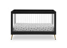 Ebony with Melted Bronze (1500) 2-Sloane 4-in-1 Acrylic Convertible Crib