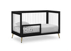 Ebony with Melted Bronze (1500) 27-Sloane 4-in-1 Acrylic Convertible Crib