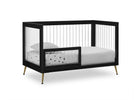Ebony with Melted Bronze (1500) 4-Sloane 4-in-1 Acrylic Convertible Crib
