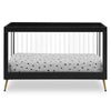 DCB: Ebony with Melted Bronze (1500) 31-Sloane 4-in-1 Acrylic Convertible Crib