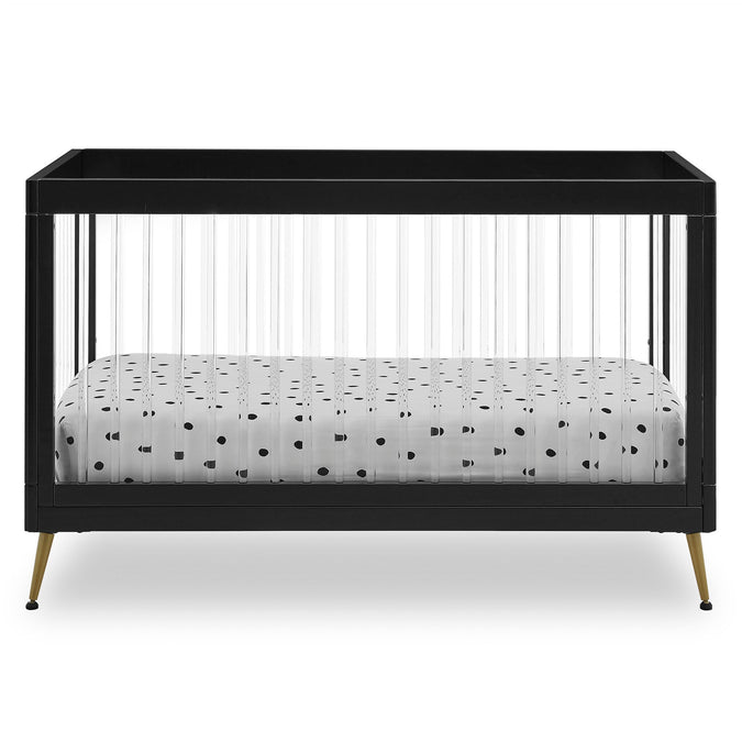 DCB: Ebony with Melted Bronze (1500) 8-Sloane 4-in-1 Acrylic Convertible Crib