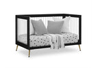 Ebony with Melted Bronze (1500) 28-Sloane 4-in-1 Acrylic Convertible Crib