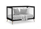 Ebony with Melted Bronze (1500) 6-Sloane 4-in-1 Acrylic Convertible Crib