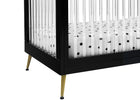 Ebony with Melted Bronze (1500) 30-Sloane 4-in-1 Acrylic Convertible Crib