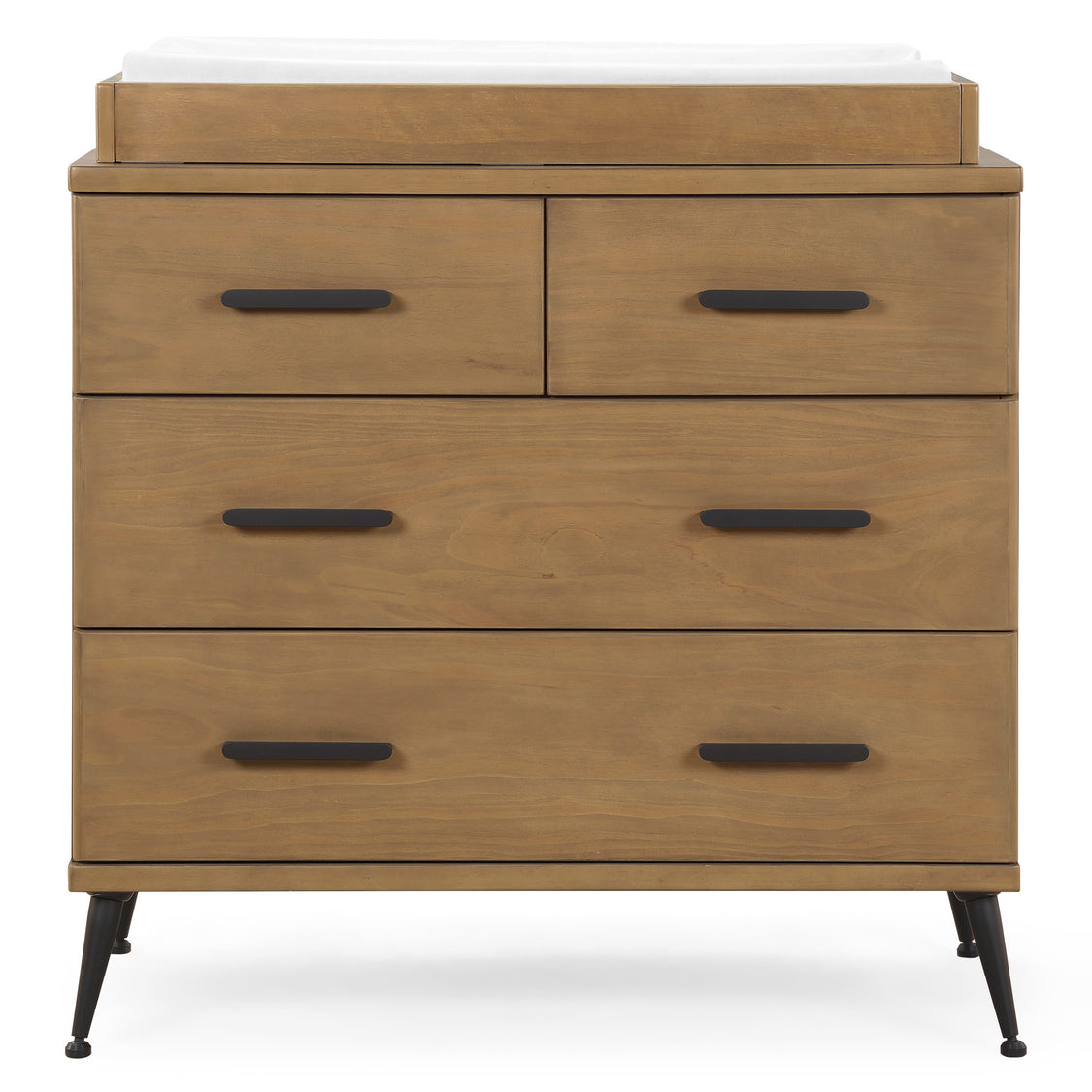 W133440 786 Sloane 4Drawer Dresser Acorn wMatte Black Silo 107