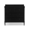 DCB: Black (001) 6-Saint 4 Drawer Dresser with Changing Top and Interlocking Drawers