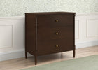 Walnut Espresso (1324) 10-Lily 3 Drawer Dresser with Interlocking Drawers