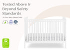 Bianca White (130) 8-Lily 4-in-1 Convertible Crib