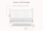 Bianca White (130) 6-Lily 4-in-1 Convertible Crib