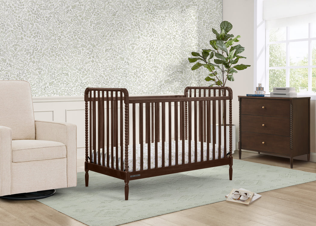 Lily 4-in-1 Convertible CribWalnut Espresso (1324)