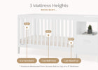 Bianca White (130) 5-Alice 5-in-1 Convertible Crib and Changer