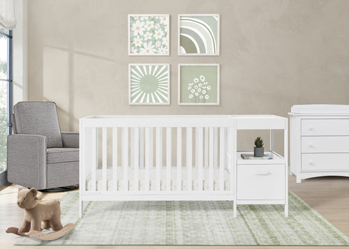 Alice 5-in-1 Convertible Crib and Changer