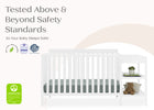 Bianca White (130) 24-Ellie 5-in-1 Convertible Crib and Changer