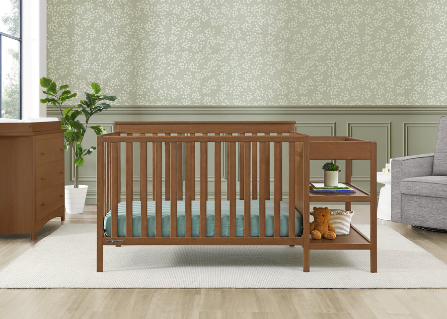 W137160 836 Ellie Crib and Changer Chestnut Lifestyle 17 33-Ellie 5-in-1 Convertible Crib and Changer