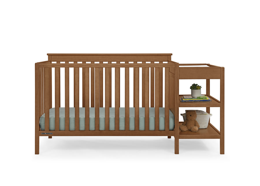 Chestnut (836) 9-Ellie 5-in-1 Convertible Crib and Changer