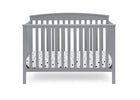 Grey (026) 9-Hanover 6-in-1 Convertible Baby Crib