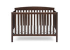 Walnut Espresso (1324) 43-Hanover 6-in-1 Convertible Baby Crib