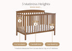 Chestnut (836) 56-Hanover 6-in-1 Convertible Baby Crib