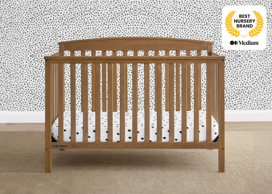 Chestnut (836) 53-Hanover 6-in-1 Convertible Baby Crib