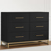 Jade 6 Drawer Dresser with Interlocking Drawers 26-Jade 6 Drawer Dresser with Interlocking Drawers