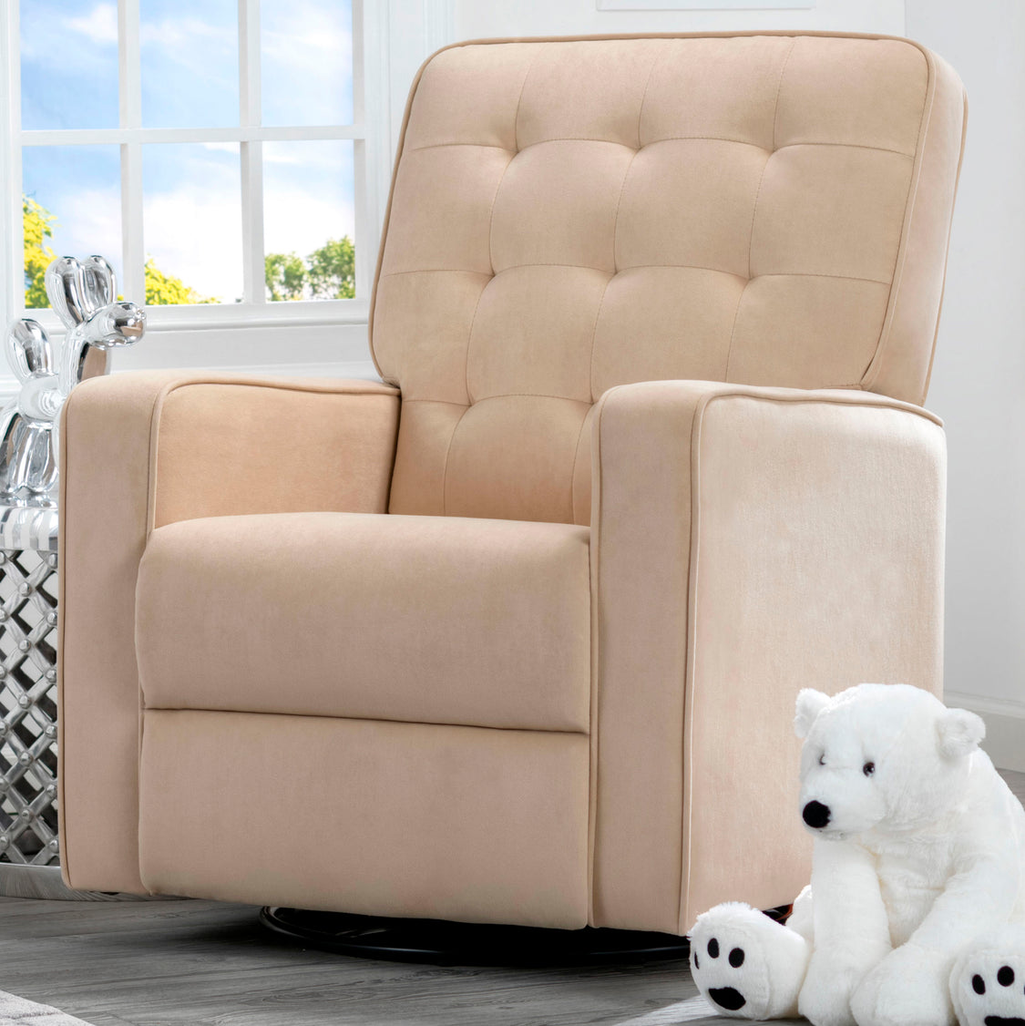 Gavin Nursery Glider Swivel Recliner Featuring LiveSmart Fabric by Culp