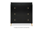 Ebony with Natural (1482) 3-Essex 3 Drawer Dresser with Interlocking Drawers