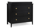 Ebony with Natural (1482) 14-Casey 3 Drawer Dresser