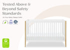 Bianca White with Natural (123) 45-Casey 6-in-1 Convertible Crib